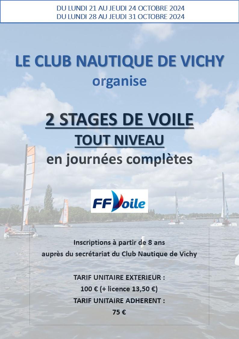 Affiche stages automne 2024